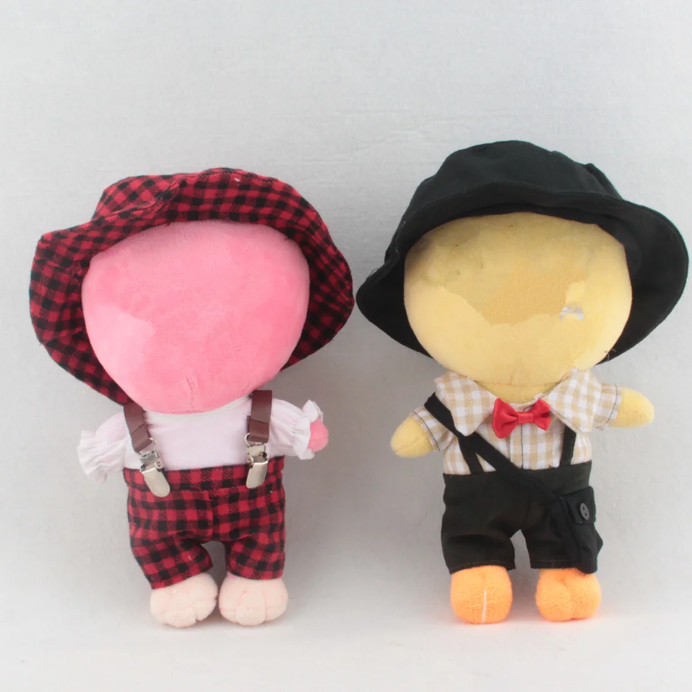 Doll Clothes for 20cm Idol Dolls Accessories Plush Doll Outfit Clothing Plaid Overalls Stuffed Toy Dolls Outfit for EXO Doll
Doll Clothes for 20cm Idol Dolls Accessories Plush Doll Outfit Clothing Plaid Overalls Stuffed Toy Dolls Outfit for EXO Doll