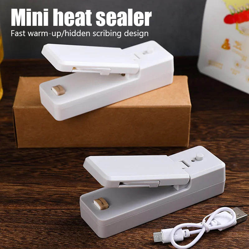 2 In 1 Home Portable Snack Food Thermoplastic Bag Sealer Mini Heat Sealer USB Charging Open Sealer Kitchen Accessories
2 In 1 Home Portable Snack Food Thermoplastic Bag Sealer Mini Heat Sealer USB Charging Open Sealer Kitchen Accessories