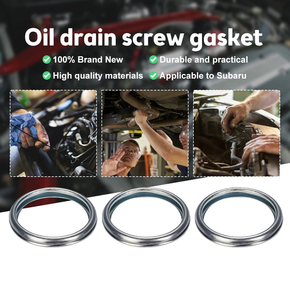 10pcs Car Oil Drain Plug Crush Washer Gasket 16mm 803916010 Replacement Tools For Subaru 2011-2018 Car Gaskets Accessories
10pcs Car Oil Drain Plug Crush Washer Gasket 16mm 803916010 Replacement Tools For Subaru 2011-2018 Car Gaskets Accessories