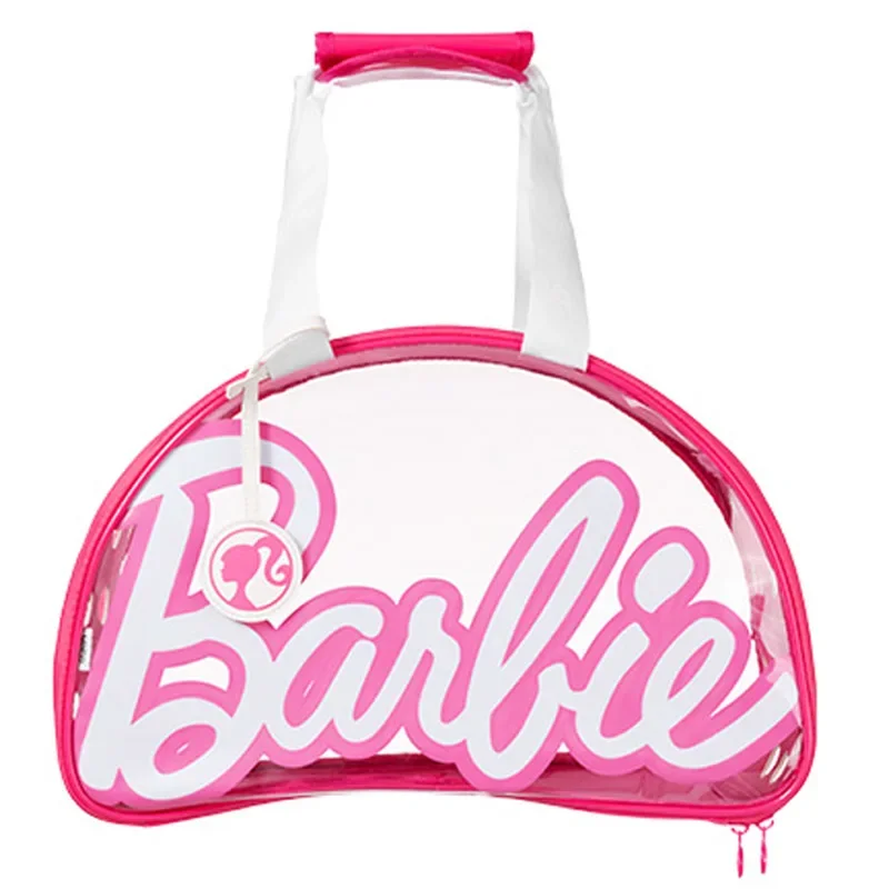 Модная Желейная сумка MINISO для домашних животных из серии Барби, мультяшная милая сумка через плечо из ПВХ, переноски для домашних животных