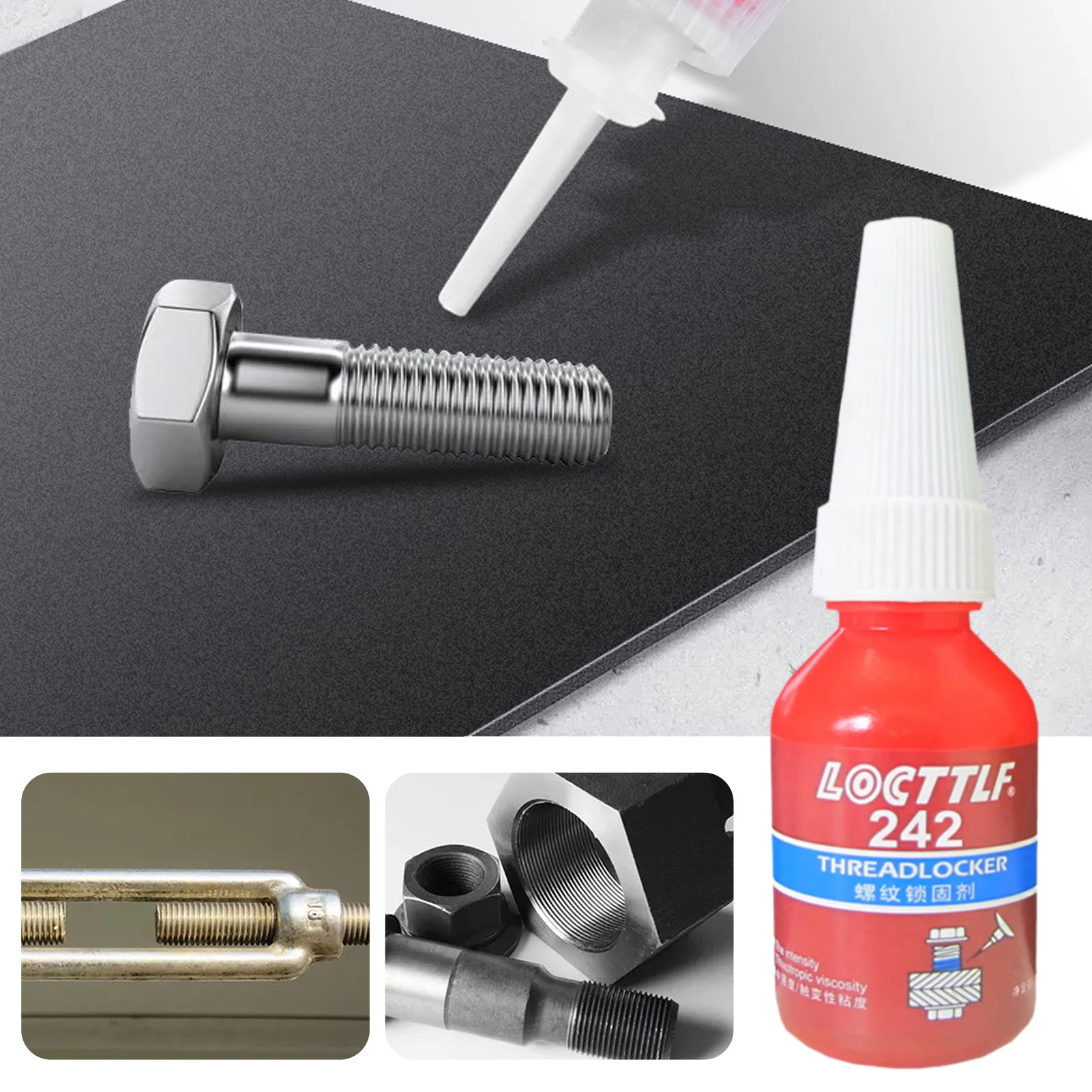 10ml Screw Glue 242 Anaerobic Adhesive Glue Anti-Pressure 242 Glue Anti-Loosening Metal Thread Sealant Wire Sealing Adhesive
10ml Screw Glue 242 Anaerobic Adhesive Glue Anti-Pressure 242 Glue Anti-Loosening Metal Thread Sealant Wire Sealing Adhesive