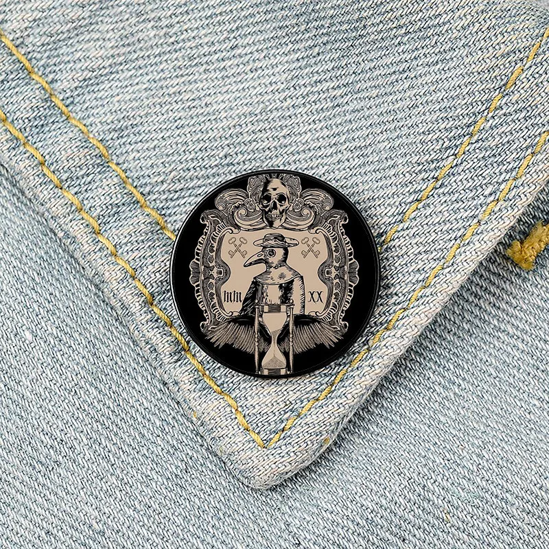 Vintage Plague Doctor Printed Pin Custom Funny Brooches Shirt Lapel Bag Cute Badge Cartoon Jewelry Gift for Lover Girl Friends
Vintage Plague Doctor Printed Pin Custom Funny Brooches Shirt Lapel Bag Cute Badge Cartoon Jewelry Gift for Lover Girl Friends