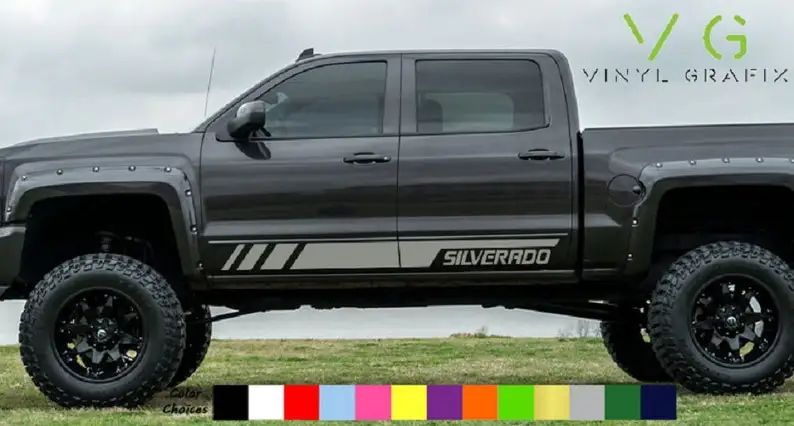 Chevy Chevrolet Silverado виниловая боковая Наклейка Графический комплект x2 любой цвет
Chevy Chevrolet Silverado виниловая боковая Наклейка Графический комплект x2 любой цвет