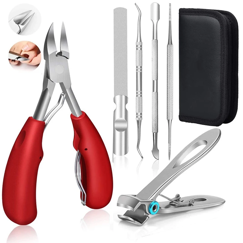 Professional Toe Nail Clippers Cutter ingrown toenail tool Thick Nails Dead Skin Dirt Remover Super Sharp Curved Blade Nail Tool 
Professional Toe Nail Clippers Cutter ingrown toenail tool Thick Nails Dead Skin Dirt Remover Super Sharp Curved Blade Nail Tool