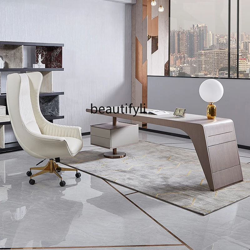 CXH Modern Study Furniture Bookcase Computer Office Study Desk and Chair Combined Desk
CXH Modern Study Furniture Bookcase Computer Office Study Desk and Chair Combined Desk