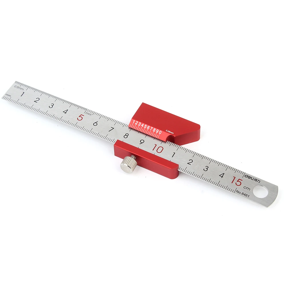 Стальная линейка KPXIN 150 мм с угломерами
Стальная линейка KPXIN 150 мм с угломерами