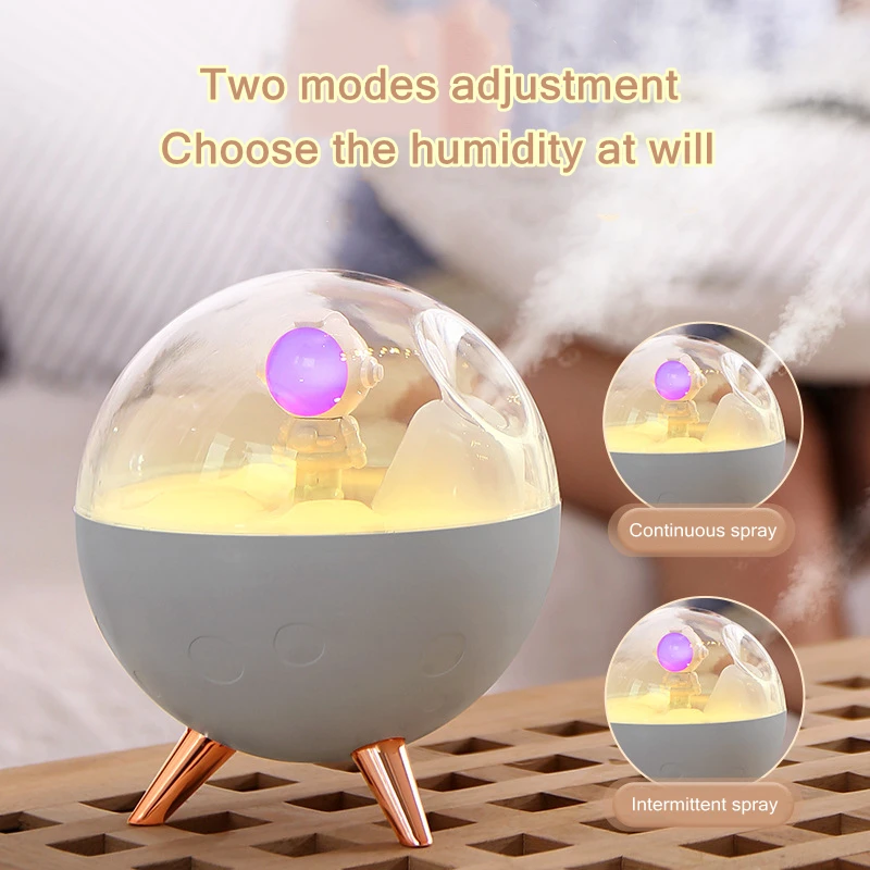 350ML Cute Space Astronaut USB Rechargeable Ultrasonic Cool Mist Maker Fogger Portable Air Humidifier For Home Car Humidificador
350ML Cute Space Astronaut USB Rechargeable Ultrasonic Cool Mist Maker Fogger Portable Air Humidifier For Home Car Humidificador