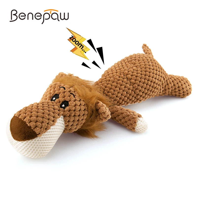 Прочные плюшевые игрушки для собак Benepaw для агрессивных жевателей, экологически чистые пищащие мягкие игрушки для домашних животных для средних и больших собак, легко моются
Прочные плюшевые игрушки для собак Benepaw для агрессивных жевателей, экологически чистые пищащие мягкие игрушки для домашних животных для средних и больших собак, легко моются