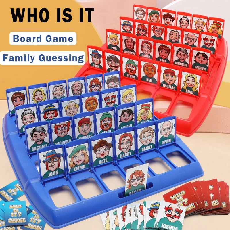 Who Is It Classic Board Games Interactive Memory Kids Funny Family Guessing Montessori Antistress Children Educational Toy Gift
Who Is It Classic Board Games Interactive Memory Kids Funny Family Guessing Montessori Antistress Children Educational Toy Gift