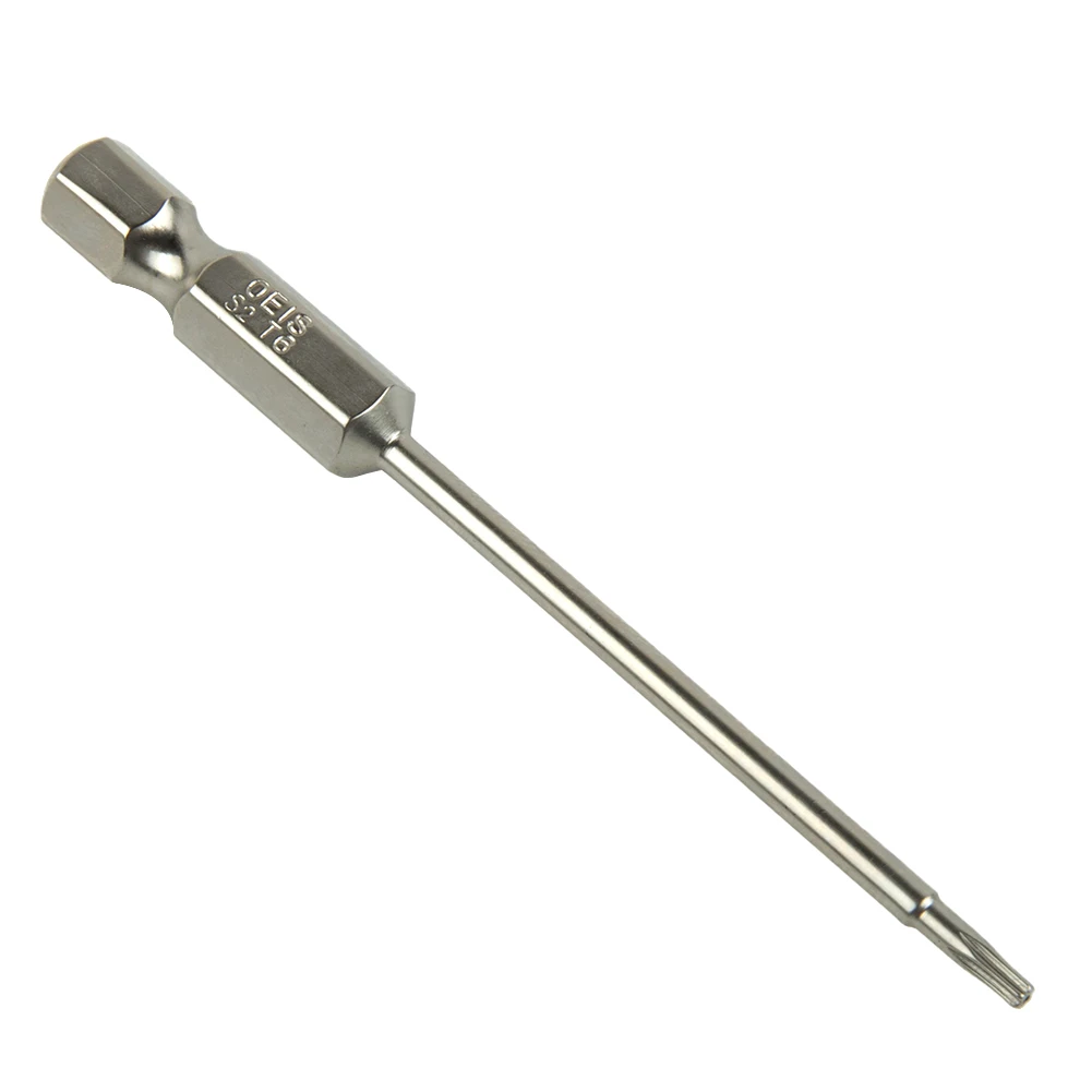 Screwdriver High Performance Silver Alloy Steel 75mm Torx Screwdriver Bit with Hex Shank T40 Tool for Smooth Screwing
Screwdriver High Performance Silver Alloy Steel 75mm Torx Screwdriver Bit with Hex Shank T40 Tool for Smooth Screwing