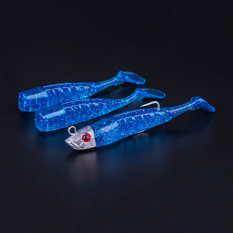 2 Replacement Lure Jigging Soft Bait Fishing Lures 8cm 8.5g DIY Head Jig Fish T Tail Sea Bass Lure Fishing Tackle
2 Replacement Lure Jigging Soft Bait Fishing Lures 8cm 8.5g DIY Head Jig Fish T Tail Sea Bass Lure Fishing Tackle