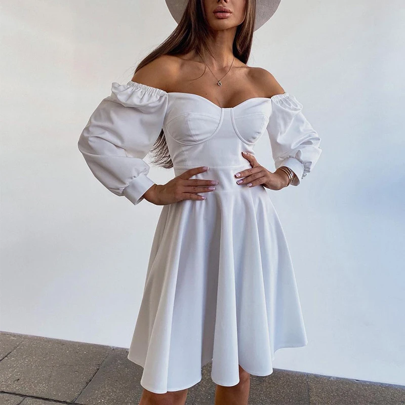 Fashion Elegant Bodycon Dresses Long Sleeve Pleated Women Party Elegant Streetwear Dress Elegant Ladies A Line Slash Neck Dress
Fashion Elegant Bodycon Dresses Long Sleeve Pleated Women Party Elegant Streetwear Dress Elegant Ladies A Line Slash Neck Dress