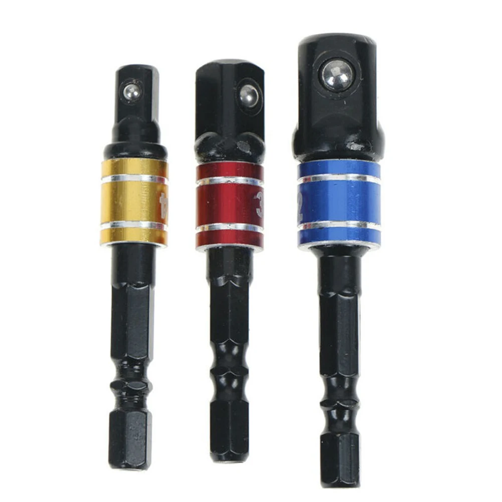 1Pc 1/4 3/8 1/2 Drill Socket Adapter For Impact Driver With Hex Shank To Square Socket Drill Bits Bar Extension
1Pc 1/4 3/8 1/2 Drill Socket Adapter For Impact Driver With Hex Shank To Square Socket Drill Bits Bar Extension