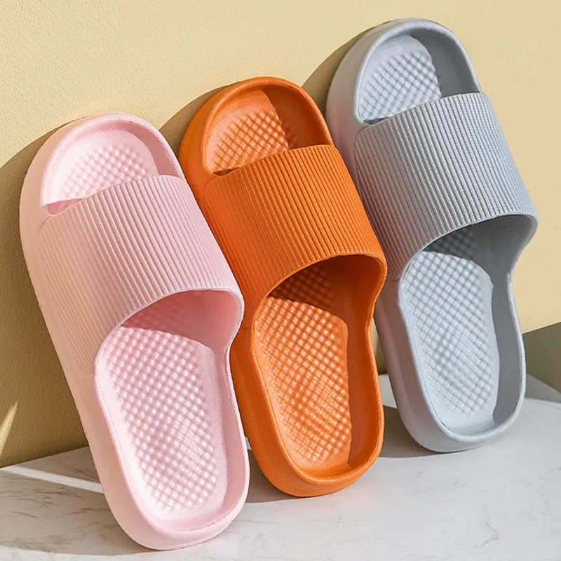 Thick Platform Bathroom Home Slippers Women Fashion Soft Sole EVA Indoor Slides Woman Sandals 2022 Summer Non-slip Flip Flops
Thick Platform Bathroom Home Slippers Women Fashion Soft Sole EVA Indoor Slides Woman Sandals 2022 Summer Non-slip Flip Flops