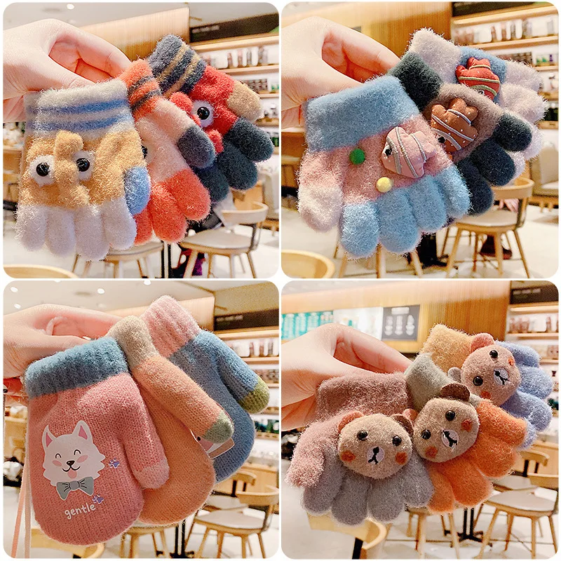 Kawaii Baby Gloves 1-3 Years Old Plush Keep Warm Baby Glove Christmas Gift Five Fingered Gloves Cute Fashion Autumn Winter Glove
Kawaii Baby Gloves 1-3 Years Old Plush Keep Warm Baby Glove Christmas Gift Five Fingered Gloves Cute Fashion Autumn Winter Glove