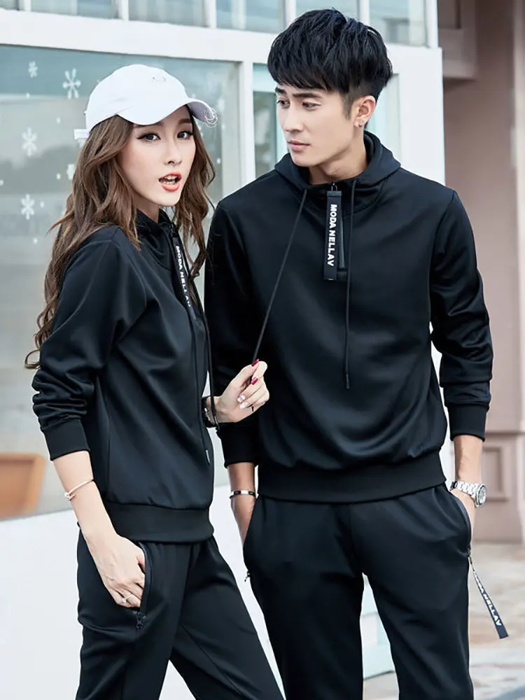 Casual Tracksuit Women Spring Autumn Running Sweatshirt Couple Large Size New Fashion Clothes Students Thin Two-Piece Suit Trend
Casual Tracksuit Women Spring Autumn Running Sweatshirt Couple Large Size New Fashion Clothes Students Thin Two-Piece Suit Trend