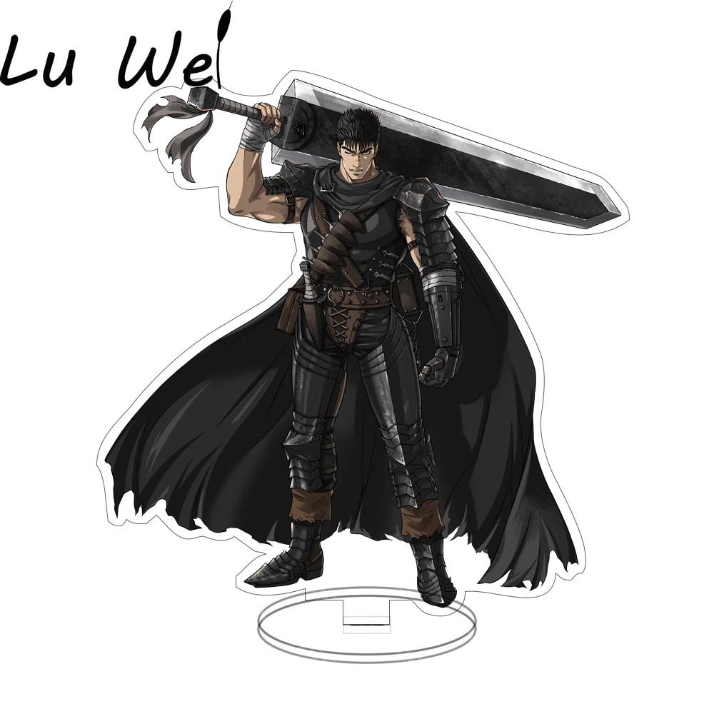 Аниме-фигурка Berserk, косплей, искусственная табличка, настольное украшение, стоячий знак, фигурки Berserk для фанатов, подарки
Аниме-фигурка Berserk, косплей, искусственная табличка, настольное украшение, стоячий знак, фигурки Berserk для фанатов, подарки