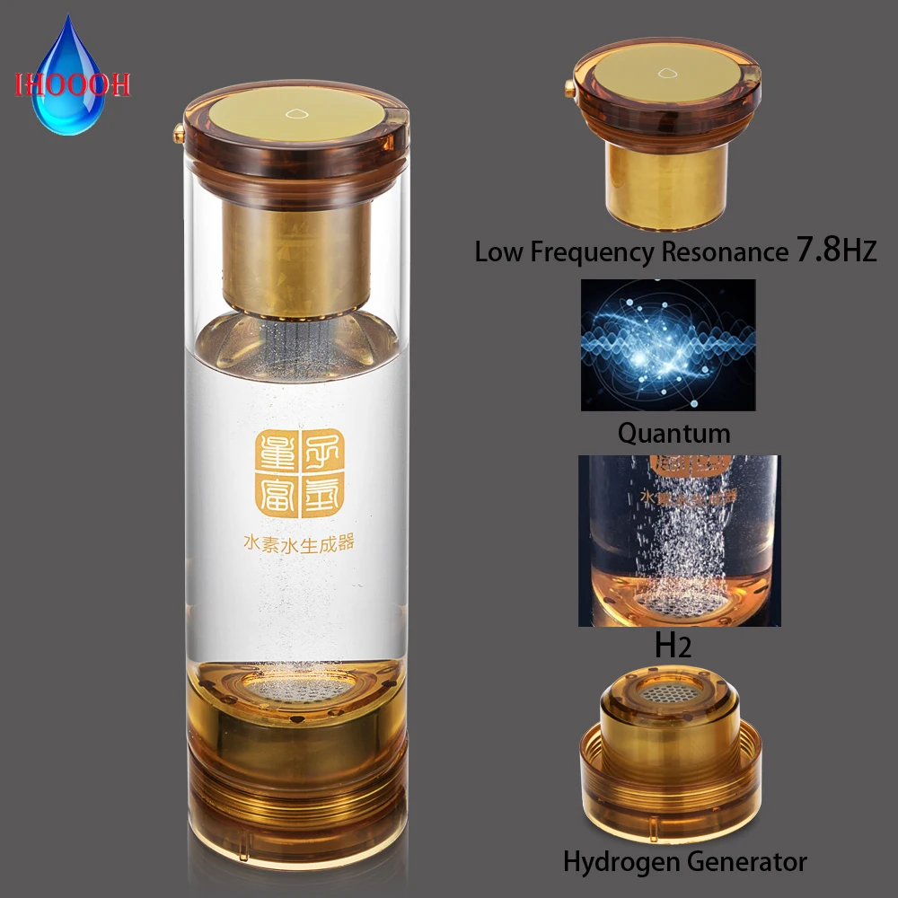 Hydrogen Rich Water+MRETOH 7.8Hz Quantum Glass Cup 600ML USB Rechargeable Wireless Transmission Alkaline Pure H2 Generator
Hydrogen Rich Water+MRETOH 7.8Hz Quantum Glass Cup 600ML USB Rechargeable Wireless Transmission Alkaline Pure H2 Generator