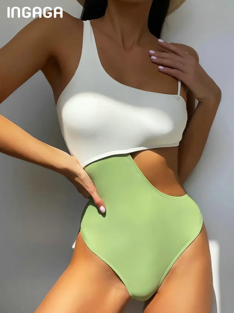 INGAGA Two Tone Women's Swimsuits One Piece Sexy Cut Out Swimwear Women 2022 New Ring Linked Bathing Suit High Cut Beach Wear
INGAGA Two Tone Women's Swimsuits One Piece Sexy Cut Out Swimwear Women 2022 New Ring Linked Bathing Suit High Cut Beach Wear