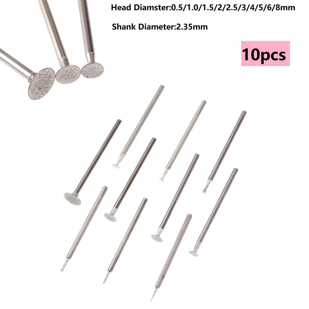 Ultra-Thin T Head Grinding Bit 10pcs Carving DRELD - Dremel Accessories Diamond Shank Engraving Tools Sculpturing
Ultra-Thin T Head Grinding Bit 10pcs Carving DRELD - Dremel Accessories Diamond Shank Engraving Tools Sculpturing
