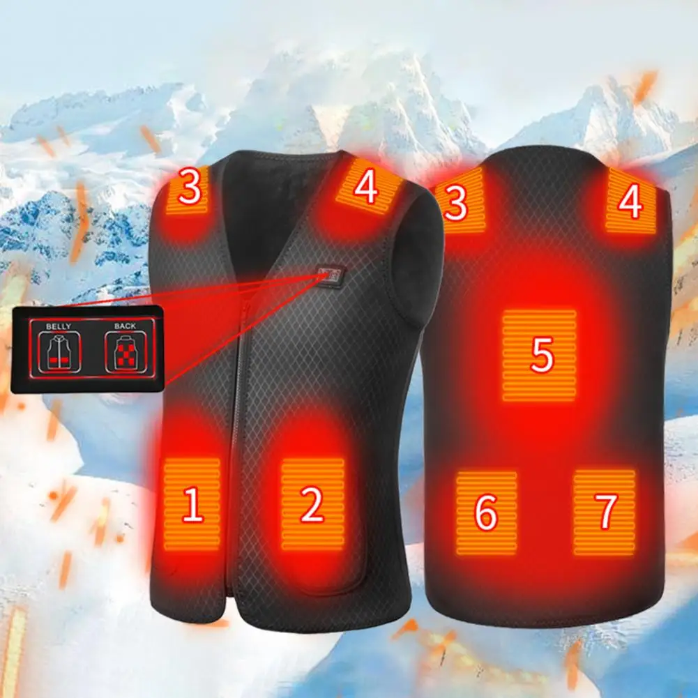 Unisex Useful Windproof Pockets Heating Vest Thick Casual Outdoor Vest Quick Heat for Parents
Unisex Useful Windproof Pockets Heating Vest Thick Casual Outdoor Vest Quick Heat for Parents