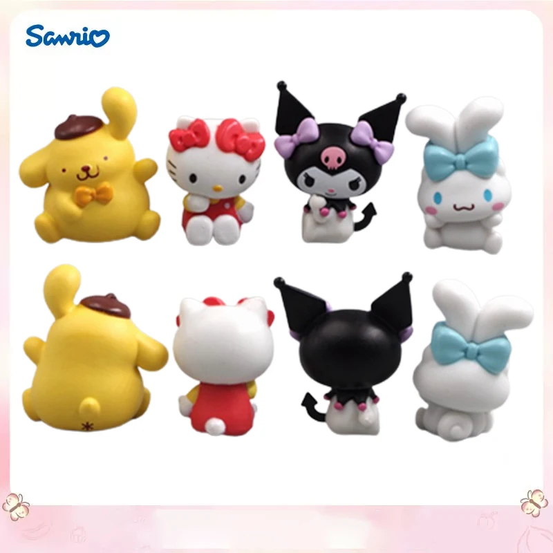4 Pcs/Set Sanrio Anime Figure Kt Cat Kuromi Cinnamoroll Pom Pom Purin Kawaii Figurines Collectibles Mini DIY Ornaments Kid Toys
4 Pcs/Set Sanrio Anime Figure Kt Cat Kuromi Cinnamoroll Pom Pom Purin Kawaii Figurines Collectibles Mini DIY Ornaments Kid Toys