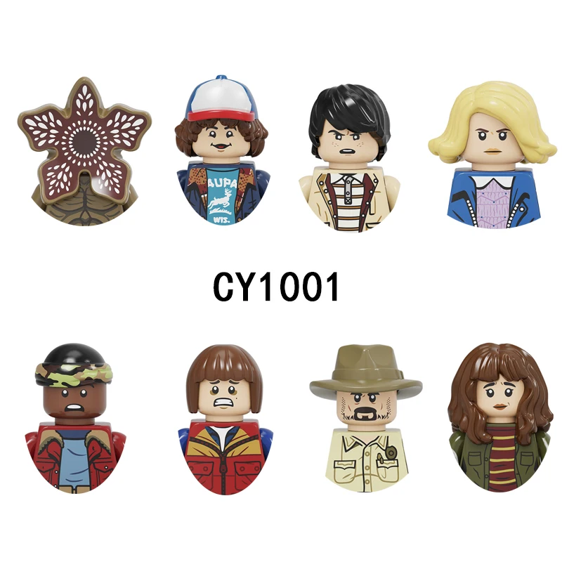 CY1001 Stranger Things Building Blocks Dustin Henderson Mike Wheeler Eleven Lucas Sinclair Will Byers Bricks Toys for Kids
CY1001 Stranger Things Building Blocks Dustin Henderson Mike Wheeler Eleven Lucas Sinclair Will Byers Bricks Toys for Kids