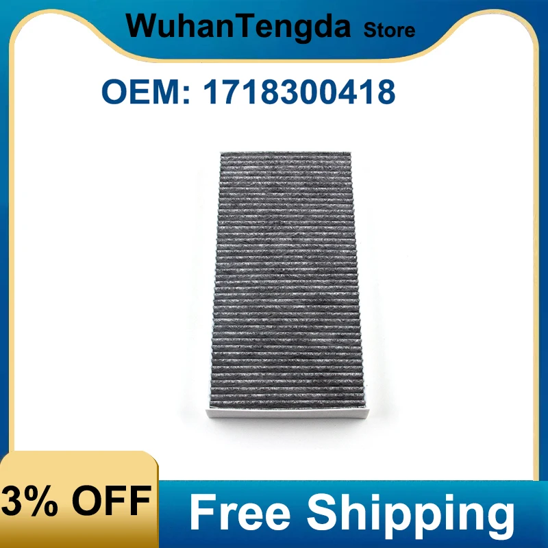 1718300418 Activated Carbon Cabin Filter Auto Air Conditioner Filter Car Accessories 1718300418 for Benz SLK 280 300 350 200K
1718300418 Activated Carbon Cabin Filter Auto Air Conditioner Filter Car Accessories 1718300418 for Benz SLK 280 300 350 200K