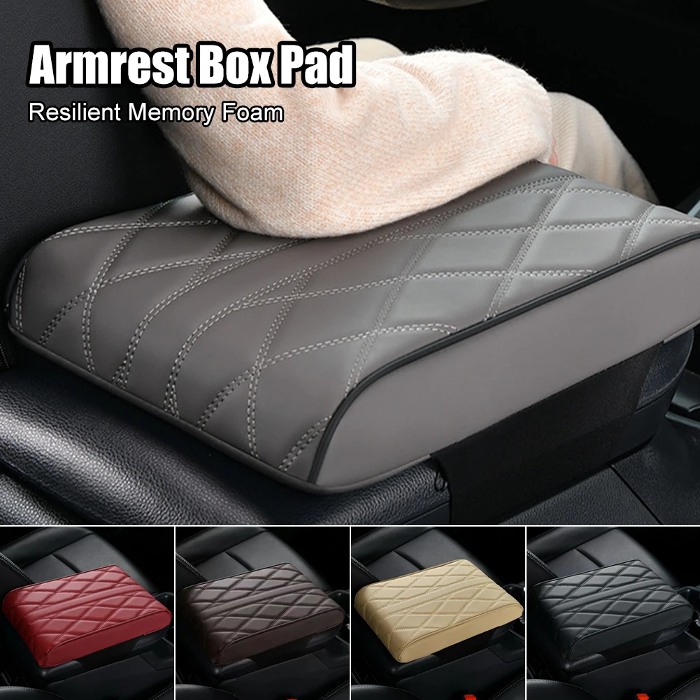 Universal Car Armrest Box Pad 5cm PU Leather Memory Foam Car Armrest Mat Center Console Pad Protection Cushion Storage Box Cover
Universal Car Armrest Box Pad 5cm PU Leather Memory Foam Car Armrest Mat Center Console Pad Protection Cushion Storage Box Cover