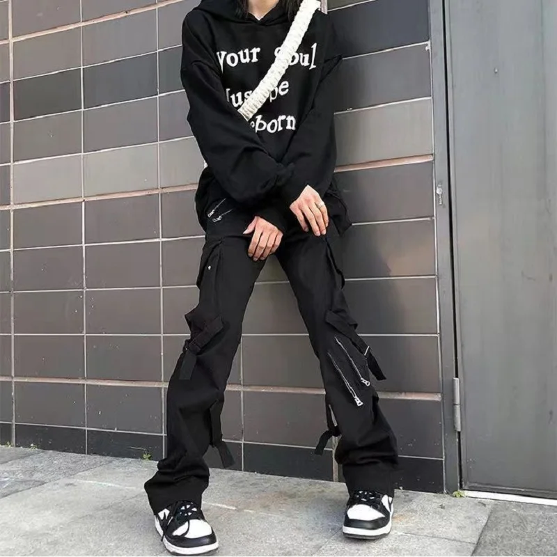 Спортивные штаны Kpop Y2k для мужчин, модные джоггеры на молнии, уличная одежда с лентой, черного цвета в стиле панк, уникальные шикарные школьные Студенческие Брюки
Спортивные штаны Kpop Y2k для мужчин, модные джоггеры на молнии, уличная одежда с лентой, черного цвета в стиле панк, уникальные шикарные школьные Студенческие Брюки