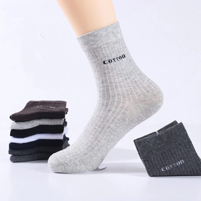 5 Pairs Men High-quality Business Socks Summer Solid Color Sports Mid-tube Cotton Socks Sweat-absorbing Thin Classic Men's Socks
5 Pairs Men High-quality Business Socks Summer Solid Color Sports Mid-tube Cotton Socks Sweat-absorbing Thin Classic Men's Socks