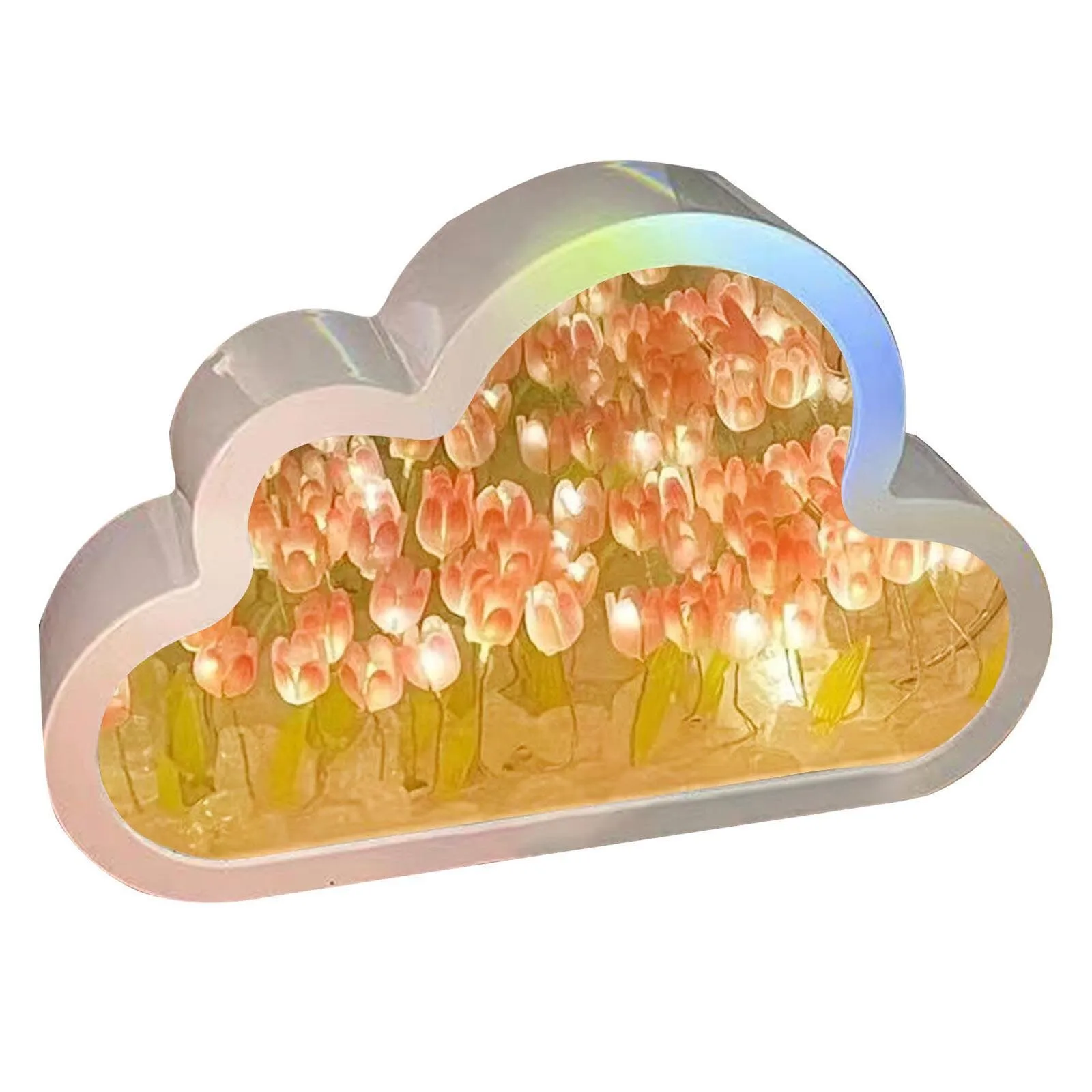 Night Light Wedding Supplies DIY Cloud Tulip LED Night Light Mirror Table Lamps Bedside Lamp Bedroom Decoration
Night Light Wedding Supplies DIY Cloud Tulip LED Night Light Mirror Table Lamps Bedside Lamp Bedroom Decoration
