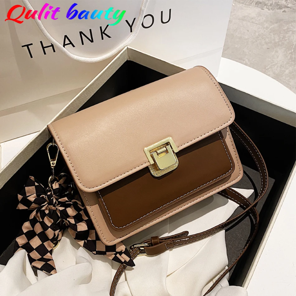 Spring 2022 Quilted Women's Shoulder Crossbody Bag PU Leather Contrast Color Small Square Bag Fashion Designer Messenger Bag Sac
Spring 2022 Quilted Women's Shoulder Crossbody Bag PU Leather Contrast Color Small Square Bag Fashion Designer Messenger Bag Sac
