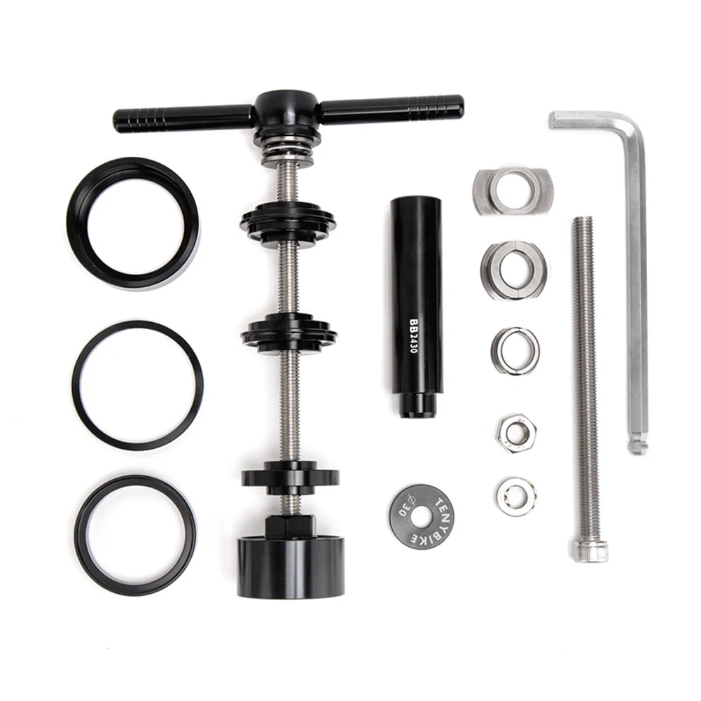 Bearing Bicycle Repair Manual Fast Install Universal Press In Removal Tool Set Shell Center Shaft Disassembly Maintenance Wrench
Bearing Bicycle Repair Manual Fast Install Universal Press In Removal Tool Set Shell Center Shaft Disassembly Maintenance Wrench
