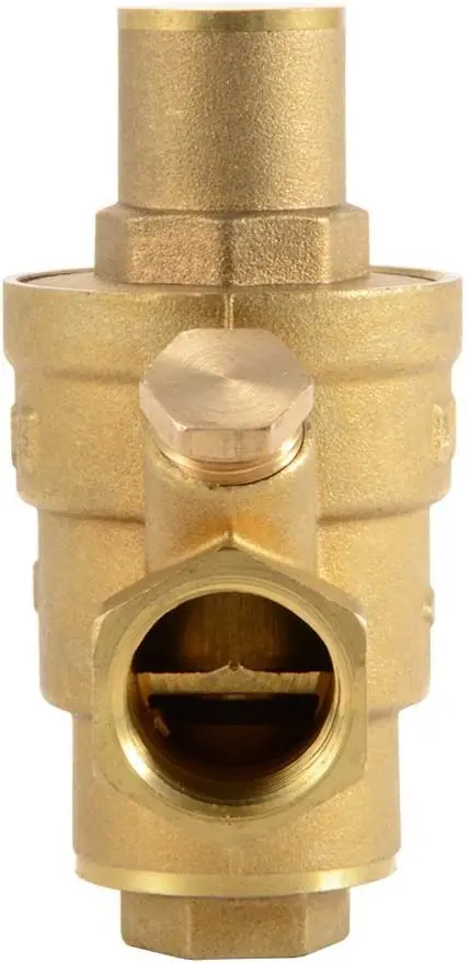 Water pressure regulator Brass lead-free adjustable DN15 1/2 "Bspp pressure reducing valve with pressure gauge rod/Psi
Water pressure regulator Brass lead-free adjustable DN15 1/2 "Bspp pressure reducing valve with pressure gauge rod/Psi