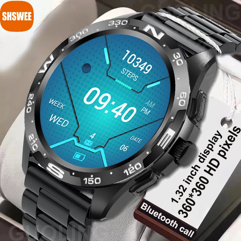For Xiaomi Bluetooth Call Smart Watch Men 360*360HD Pixel Display Screen Sports Fitness Tracker Waterproof Men Smartwatch
For Xiaomi Bluetooth Call Smart Watch Men 360*360HD Pixel Display Screen Sports Fitness Tracker Waterproof Men Smartwatch