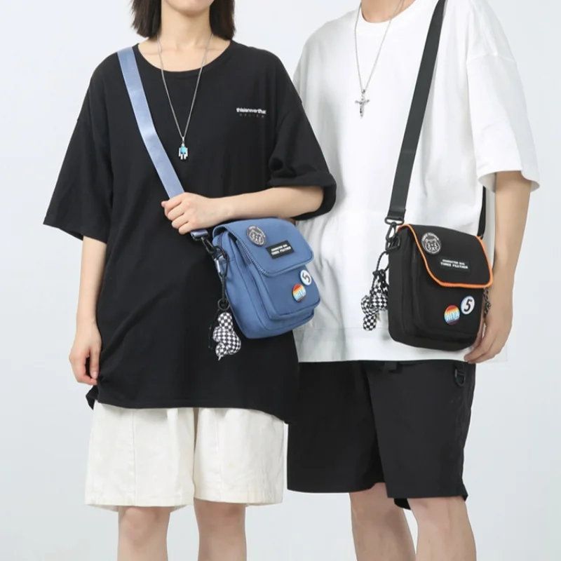 Fashion Canvas Crossbody Bags for Women Men 2023 Nylon Cloth Small Shoulder Messenger Bag Students Mini Female Handbags Flap
Fashion Canvas Crossbody Bags for Women Men 2023 Nylon Cloth Small Shoulder Messenger Bag Students Mini Female Handbags Flap