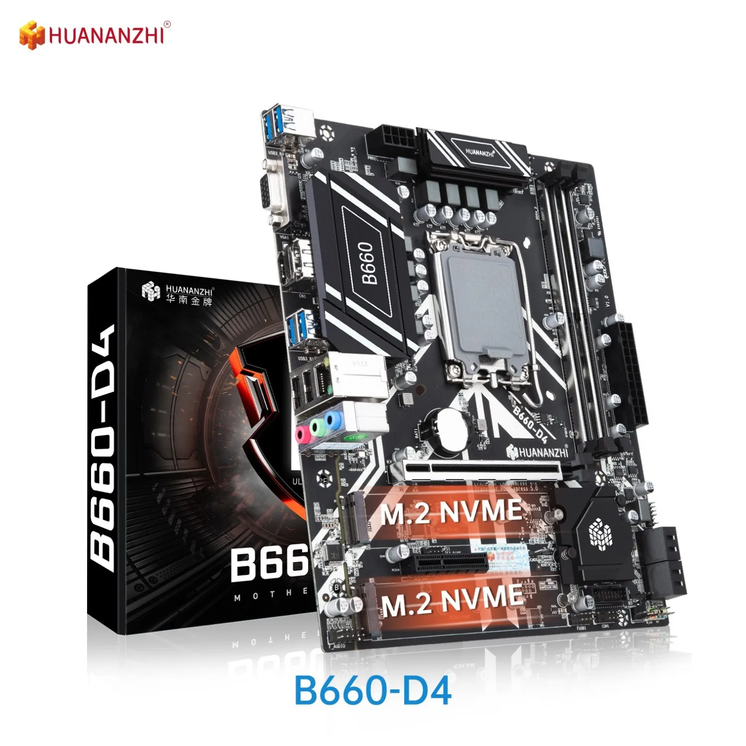 Материнская плата HUANANZHI B660 D4 M-ATX DDR4 поддержка 12 13 Gen Intel LGA 1700 CPU 12100F/12400F/12490F/12600F/12700F/13600F M.2 NVME
Материнская плата HUANANZHI B660 D4 M-ATX DDR4 поддержка 12 13 Gen Intel LGA 1700 CPU 12100F/12400F/12490F/12600F/12700F/13600F M.2 NVME