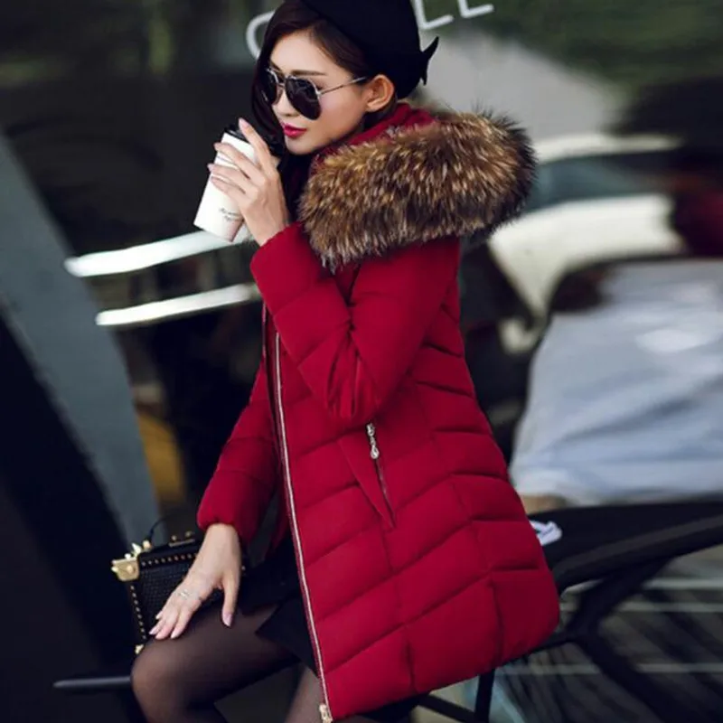Fur Women's Winter Down Jacket With a hood Thick Down Parkas Long Female Jacket Coat Slim Warm Winter Outwear 2020
Fur Women's Winter Down Jacket With a hood Thick Down Parkas Long Female Jacket Coat Slim Warm Winter Outwear 2020