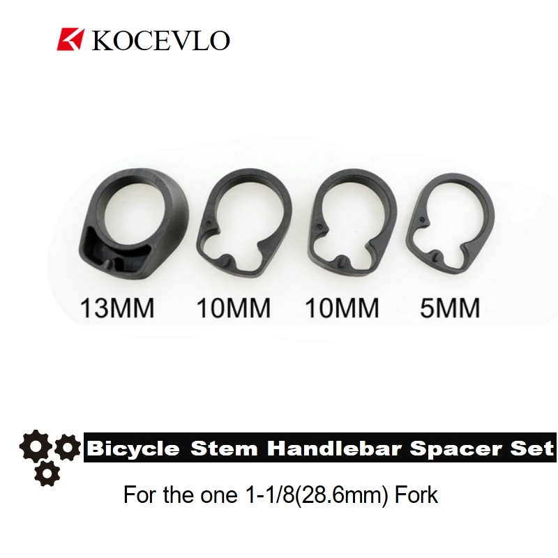 4Pcs Road Bike Bicycle Stem Handlebar Spacer Set For the one 1-1/8(28.6mm) Fork Integrated Handlebar Headset Washer Accessories
4Pcs Road Bike Bicycle Stem Handlebar Spacer Set For the one 1-1/8(28.6mm) Fork Integrated Handlebar Headset Washer Accessories