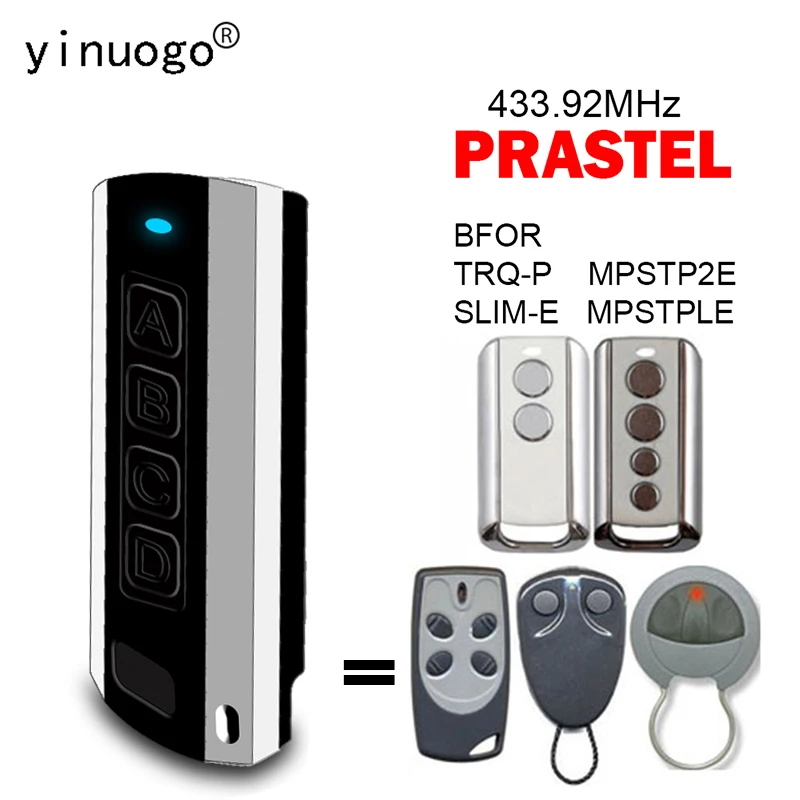 PRASTEL MPSTP2E MPSTPLE BFOR TRQ-P SLIM-E Пульт дистанционного управления для гаражных ворот 433,92 МГц с плавающим кодом Пульт дистанционного управления PRASTEL
PRASTEL MPSTP2E MPSTPLE BFOR TRQ-P SLIM-E Пульт дистанционного управления для гаражных ворот 433,92 МГц с плавающим кодом Пульт дистанционного управления PRASTEL