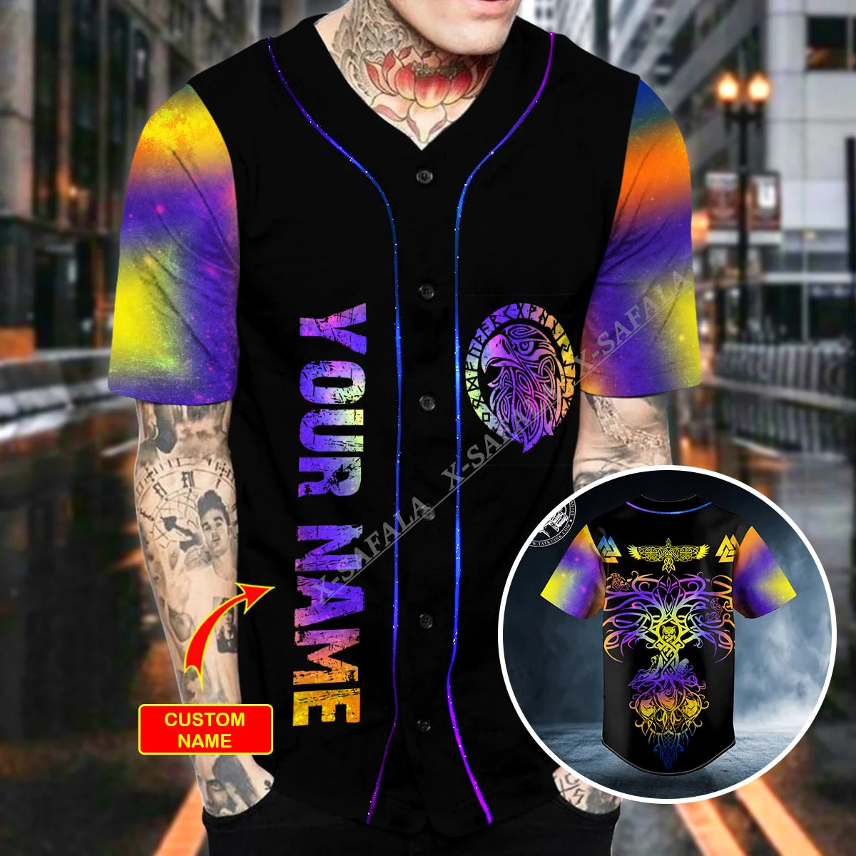 Fantasy Celtic Eagle Yggdrasill Tree Owl Viking 3D Printed Baseball Jersey Shirt T-Shirt Top Tee Men Streetwear Short Sleeve
Fantasy Celtic Eagle Yggdrasill Tree Owl Viking 3D Printed Baseball Jersey Shirt T-Shirt Top Tee Men Streetwear Short Sleeve