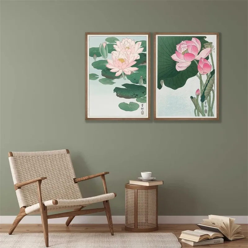 Water Lily Canvas Painting Japanese Flower Wall Art Lotus Botanical Poster for Living Room Decoration Home Decor Picture
Water Lily Canvas Painting Japanese Flower Wall Art Lotus Botanical Poster for Living Room Decoration Home Decor Picture