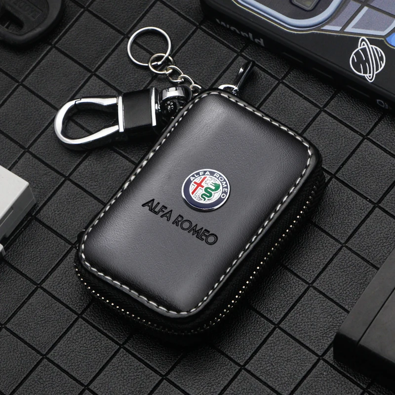 Leather Key Wallet Car Logo Key Bag Multi Key Case Key Holders For AlFA ROMEO Mito 147 156 159 166 GTA GT
Leather Key Wallet Car Logo Key Bag Multi Key Case Key Holders For AlFA ROMEO Mito 147 156 159 166 GTA GT