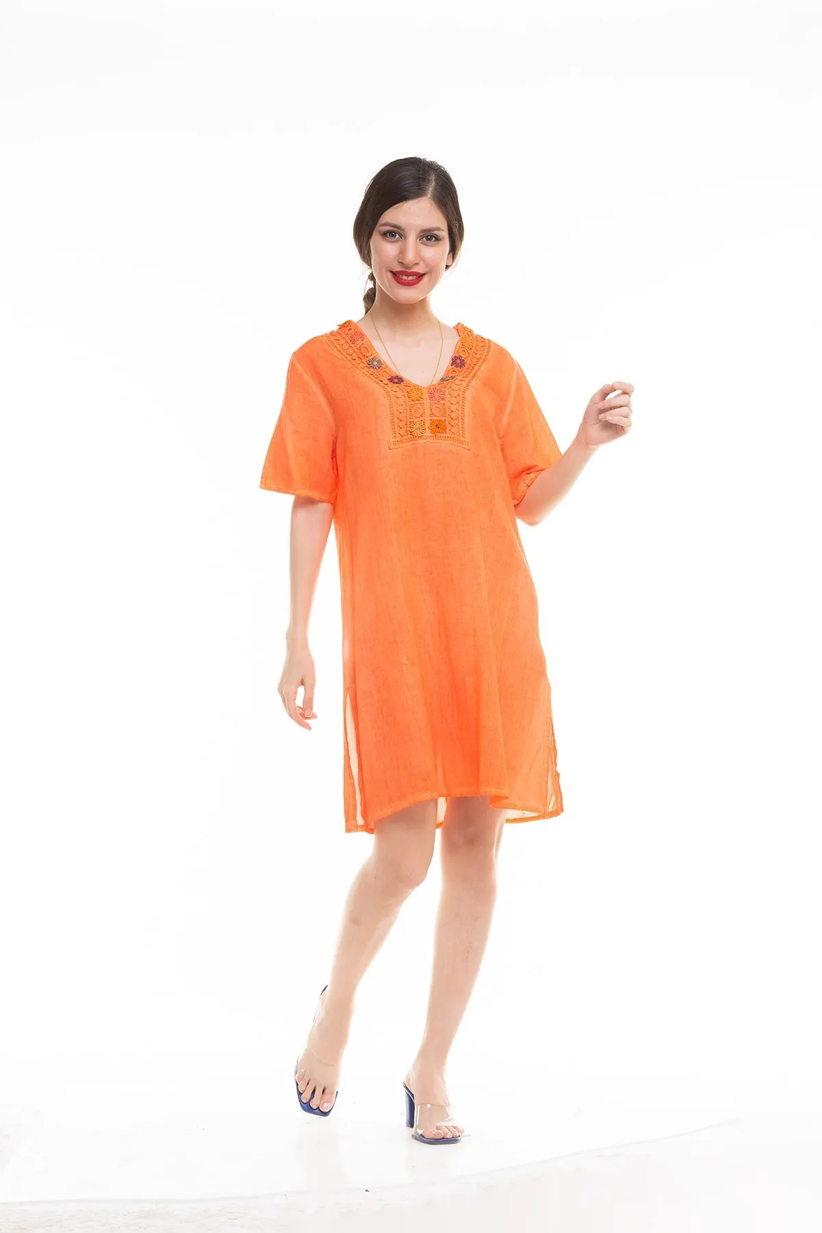 Women's Pareo Orange Floral Lace Short Sleeve Italian Swimwear Cover Dress Sexy Tunic Suit Beachwear Female Beach Bikini Cover
Women's Pareo Orange Floral Lace Short Sleeve Italian Swimwear Cover Dress Sexy Tunic Suit Beachwear Female Beach Bikini Cover