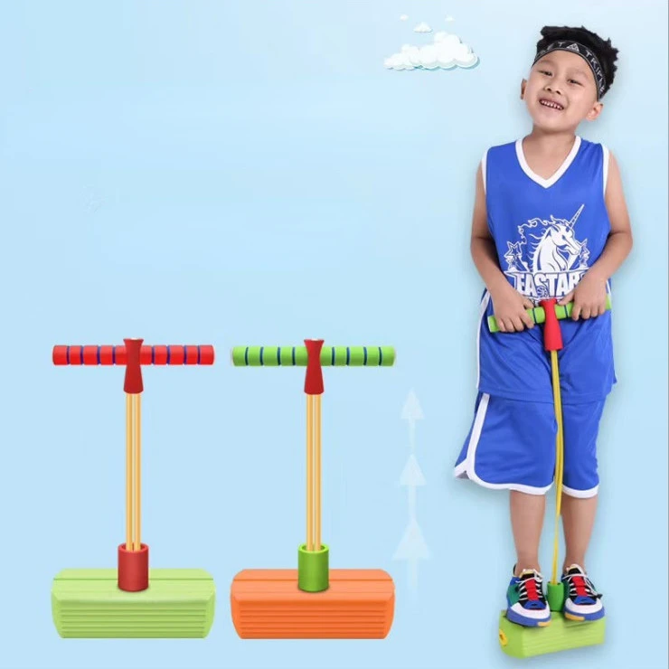 

Kids Sports Games Toy Pogo Stick Jumper Indoor Outdoor Playset Frog Jump Pole for Boy Girl Fun Fitness Equipment Sensory Toys