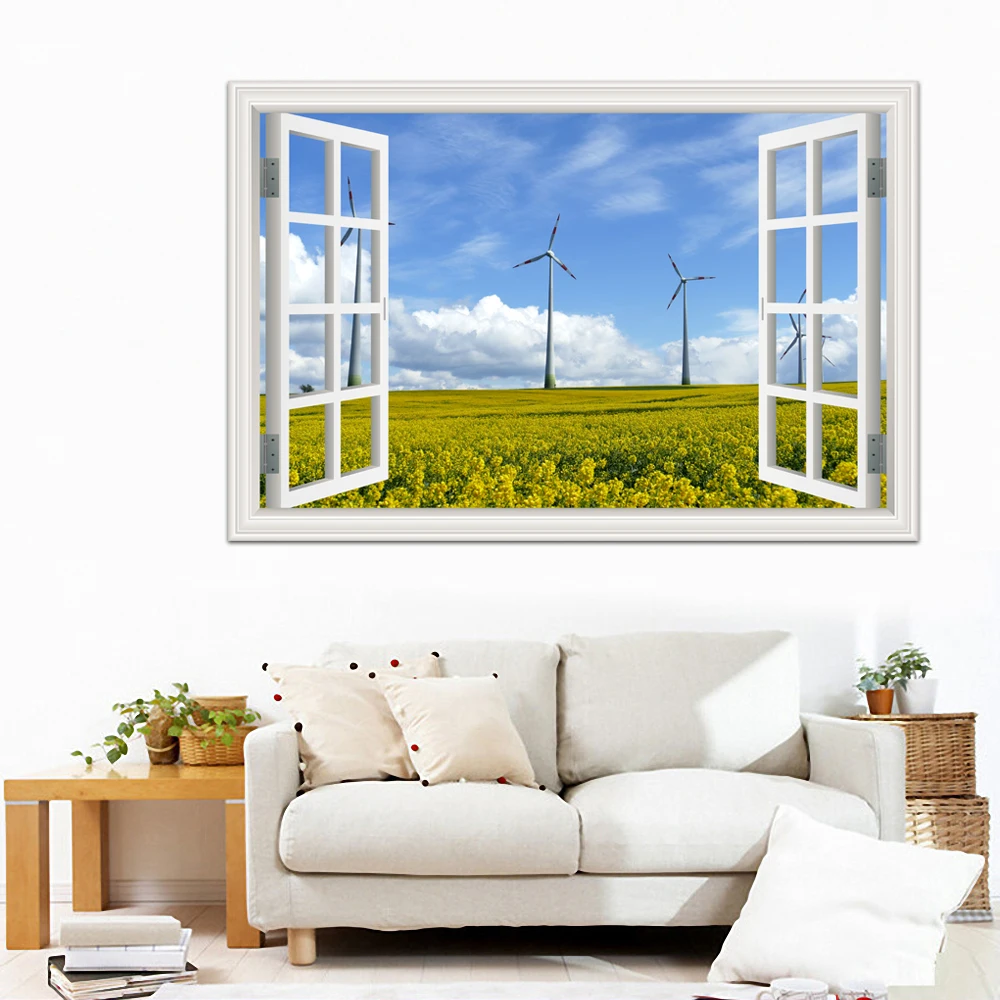 One piece Wall Decor 3d Wall Stickers Home Decoration Accessories Beautiful Scenery Windmill Vinyl Wallpaper PVC Decal Mural Art
One piece Wall Decor 3d Wall Stickers Home Decoration Accessories Beautiful Scenery Windmill Vinyl Wallpaper PVC Decal Mural Art