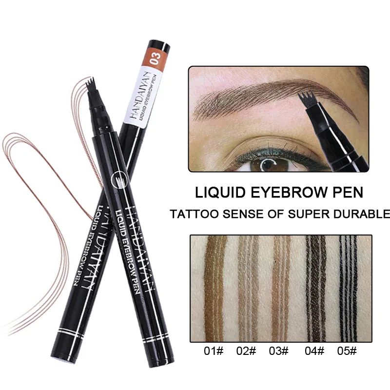 5-Color Four-Pronged Eyebrow Pencil Eyebrow Brush Split Liquid Waterproof Long-Lasting Eyebrows Enhancer Pencil Eyebrow Shadow
5-Color Four-Pronged Eyebrow Pencil Eyebrow Brush Split Liquid Waterproof Long-Lasting Eyebrows Enhancer Pencil Eyebrow Shadow