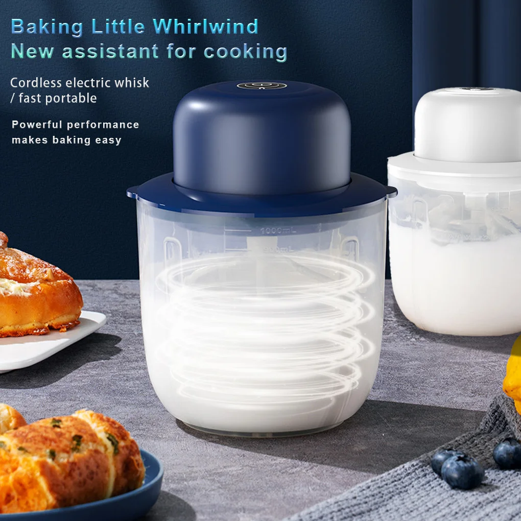 Electric Egg Beater Automatic Cream Whisk Wireless USB Charging Blender Low Noise Cake Baking Cooking Stirring Device
Electric Egg Beater Automatic Cream Whisk Wireless USB Charging Blender Low Noise Cake Baking Cooking Stirring Device