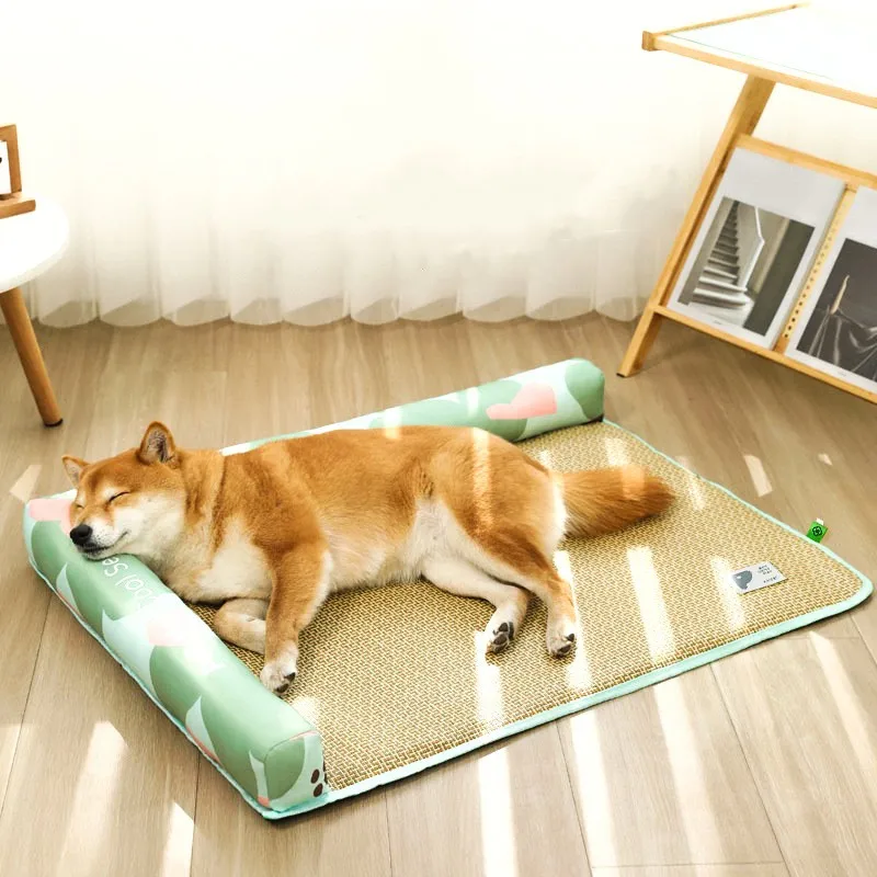 Pet Cat and Dog Mat Cooling Washable Rattan Woven Bed Small Medium and Large Cat and Dog Bed Summer Accessory Supplies
Pet Cat and Dog Mat Cooling Washable Rattan Woven Bed Small Medium and Large Cat and Dog Bed Summer Accessory Supplies